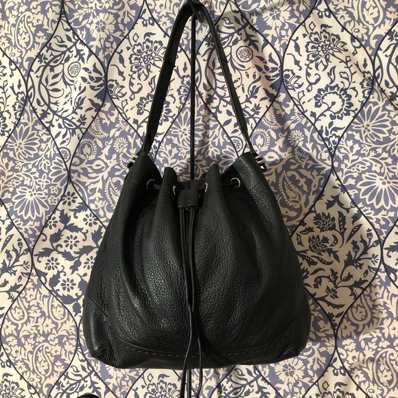 Cole Haan Handbags - Cole Haan Drawstring Leather Handbag